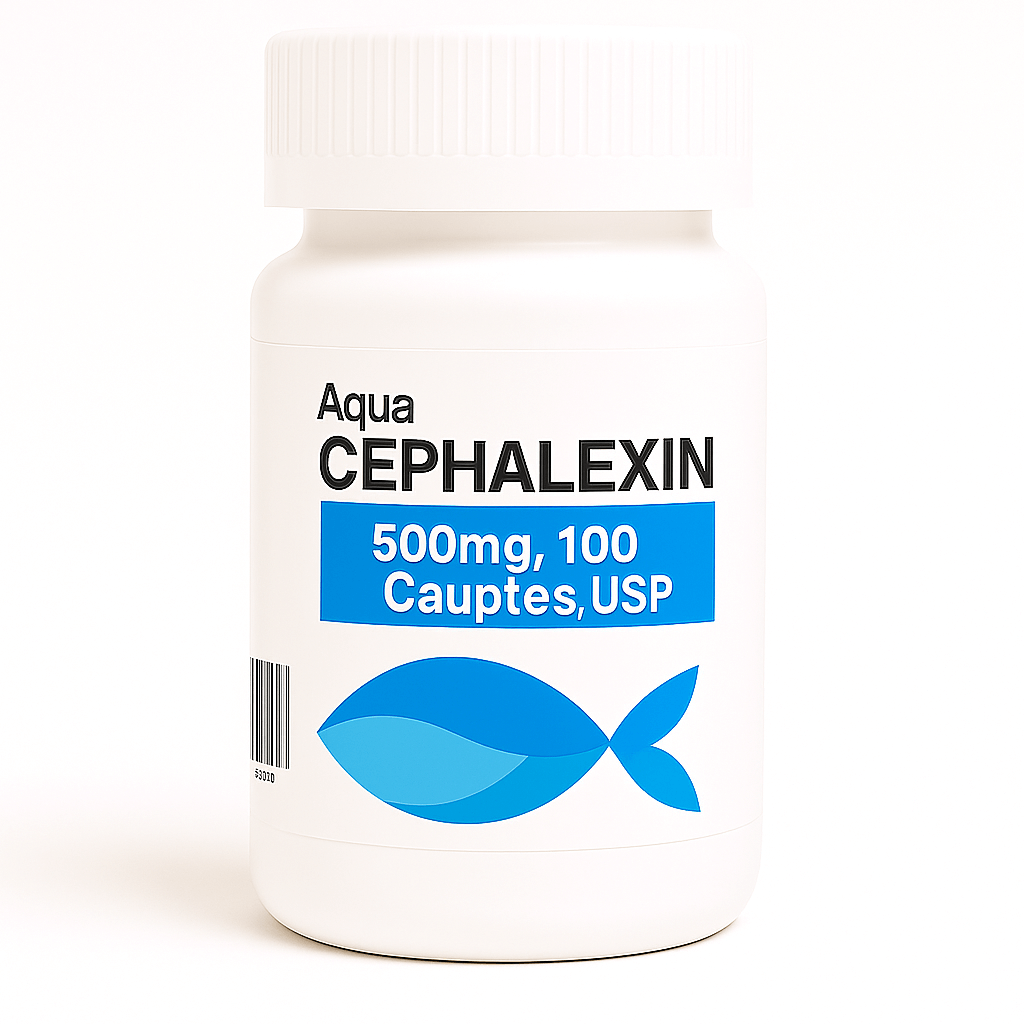 Aqua Ceph (Cephalexin ) 500mg 100 capsules – Fish Antibiotics